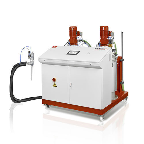 Adhesive mixer-dispenser - Ladomix - DOPAG - Metering, Mixing and Dispensing Technology - with gear pump / high-precision / mobile
