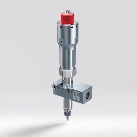 Volumetric dispensing valve - DOPAG - Metering, Mixing and Dispensing Technology - pneumatic actuator / wide viscosity range / high-speed