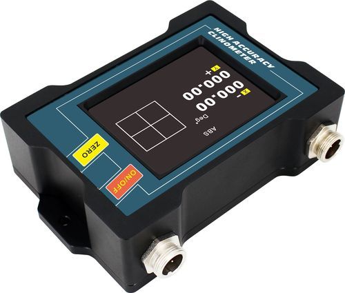RS-485 inclinometer - SMI815/825 - SHENZHEN RION TECHNOLOGY CO.,LTD - portable / with aluminum housing / with digital display