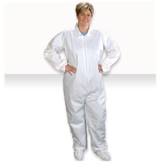 Work coveralls - ComforTech® CV-J4 series - ALPHA PRO TECH - waterproof / women's / white