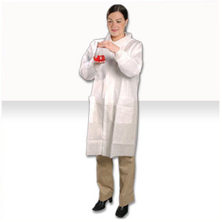 Work gown - AlphaGuard® LC-326 series - ALPHA PRO TECH - chemical protection / fabric / for laboratory