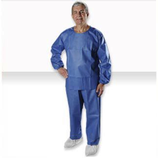 Work shirt - AlphaGuard® WS-23221 series - ALPHA PRO TECH - unisex / blue / breathable