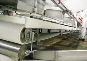 Perforated conveyor belt - Ultrasync series - AMMERAAL BELTECH - thermoplastic / silicone / polyamide