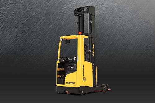Electric reach truck - R1.4-2.5 - HYSTER - side-facing seated / narrow-aisle / indoor
