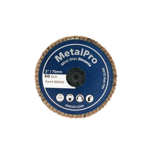 Stainless steel flap disc - MetalPro - Rex-Cut Abrasives - finishing