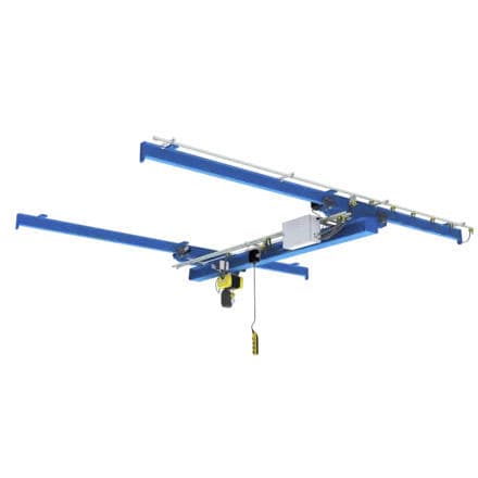 Single-girder overhead traveling crane - GIS AG - double-girder / low headroom / with chain hoist