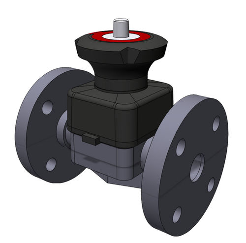 Diaphragm valve - MB01 - NieRuf Gmbh - with handwheel / for control / for gas