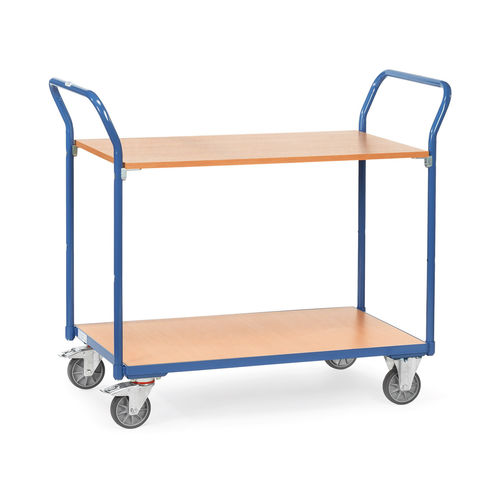 Transport cart - 1600,1602 - fetra - steel / 2 levels / multipurpose