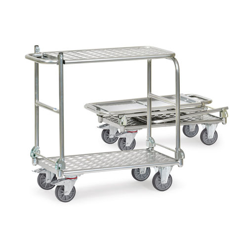 Transport cart - 1180,1181 - fetra - aluminum / 2 levels / multipurpose