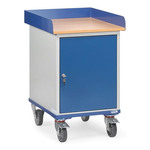Workshop cabinet - 2445 - fetra - on casters / single door / with compartments