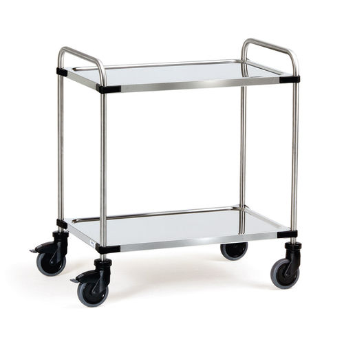 Transport cart - 5001,5011,5017 - fetra - stainless steel / 2 levels / multipurpose