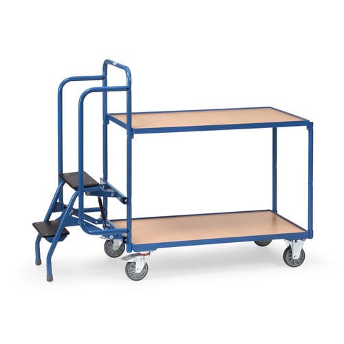 Transport cart - 2105 - fetra - steel / 2 levels / multipurpose