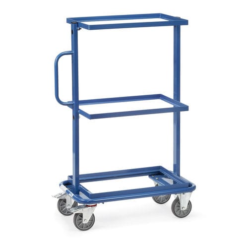 Transport cart - 32900 - fetra - steel / 3 levels / for Euro containers