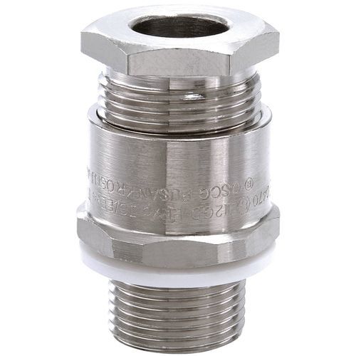 Non-armored cable cable gland - EX d OS-A2F-U series - WISKA Hoppmann GmbH - brass / nickel-plated brass / IP66