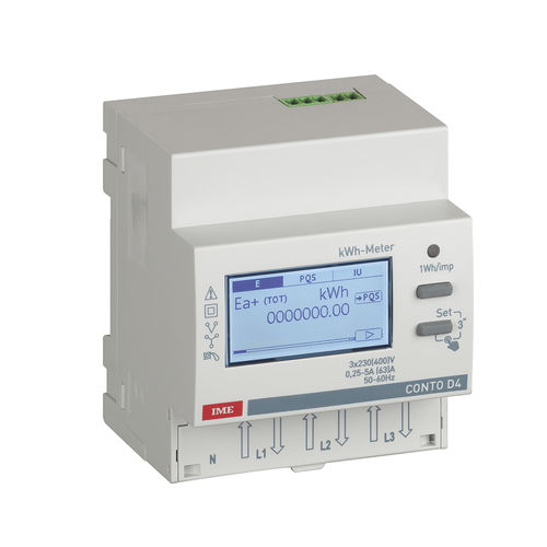 Threephase electric energy meter Conto D4Pd MID IME Spa DIN