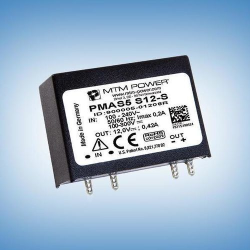 Printed circuit board power supply - PMAS5 S15-S - MTM Power Messtechnik Mellenbach GmbH - AC/DC / single-output / CE