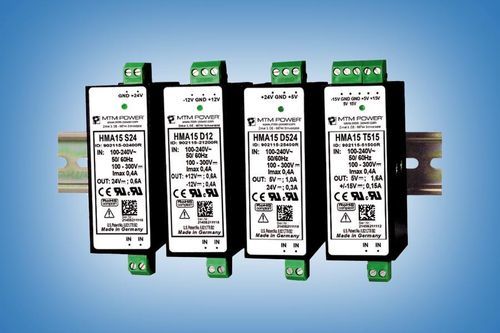 DIN rail power supply - HMA15 S05 - MTM Power Messtechnik Mellenbach GmbH - AC/DC / single-output / CE