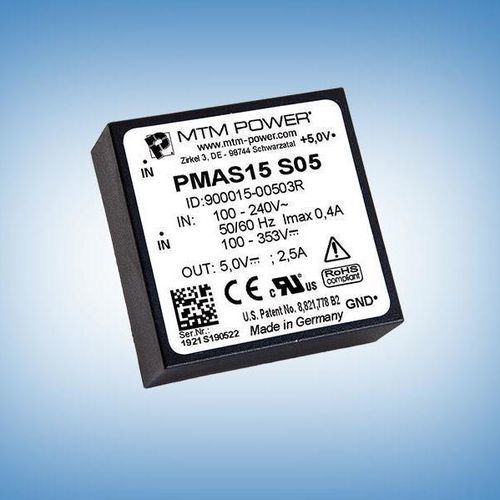 Printed circuit board power supply - PMAS15 S12 - MTM Power Messtechnik Mellenbach GmbH - AC/DC / single-output / CE
