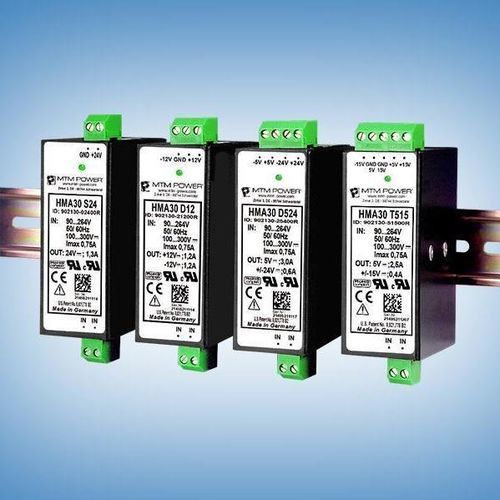 DIN rail power supply - HMA30 D15 - MTM Power Messtechnik Mellenbach GmbH - AC/DC / dual-output / CE