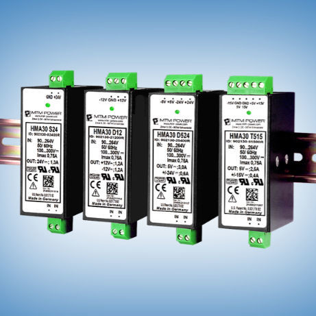 DIN rail power supply - HMA30 S48 - MTM Power Messtechnik Mellenbach GmbH - AC/DC / single-output / CE