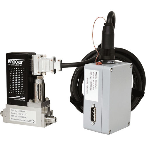 Mass flow controller - 5850EMH  - Brooks Instrument - for gas / stainless steel / analog