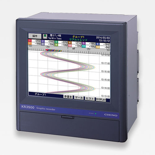 Paperless recorder - KR3S00 Series - CHINO CORPORATION - universal / USB / panel-mount