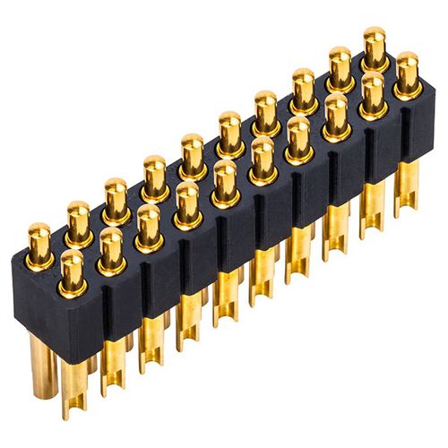Double-row interface pin block - FKB5322 - L01 series - PTR HARTMANN GmbH - male / SMT / with gold contacts