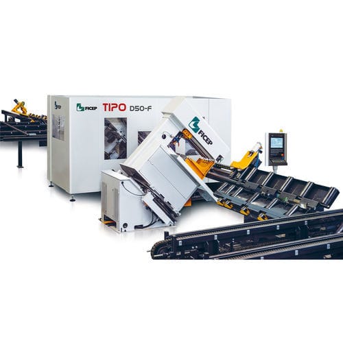 CNC drilling line - TIPO D50-F - FICEP - horizontal / for flat profiles / for angle profiles