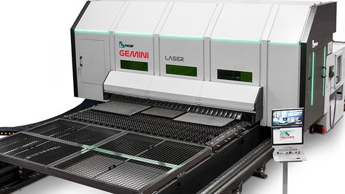 Laser cutting machine - GEMINI LASER - FICEP - for metal / sheet metal / drilling