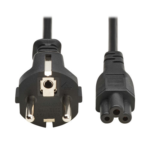 Power cord with plug - P058-02M-EU - TRIPPLITE - for IEC connector