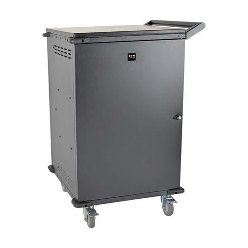Storage cart - CSCXB36AC - TRIPPLITE - metal / shelf / with swivel casters