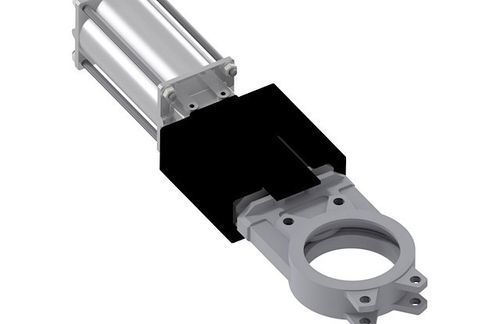 Sliding gate valve - 200 - Kubota Brabender Technologie GmbH - pneumatic / isolation / shut-off
