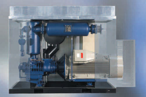 Air compressor unit - RKR series - RKR Gebläse und Verdichter GmbH - screw / stationary
