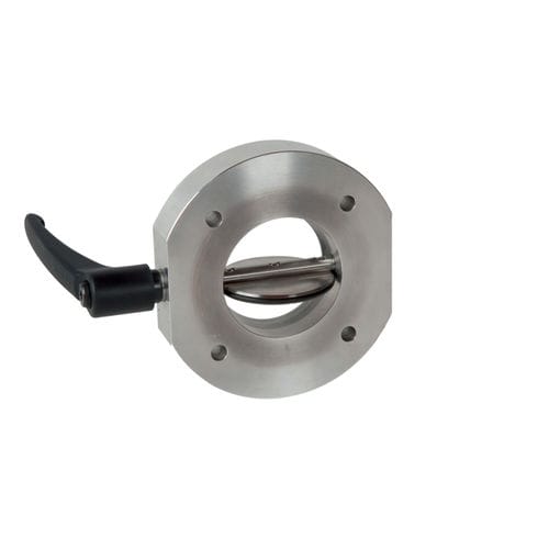 Butterfly valve - Pfeiffer Vacuum+Fab Solutions - manual / stainless steel