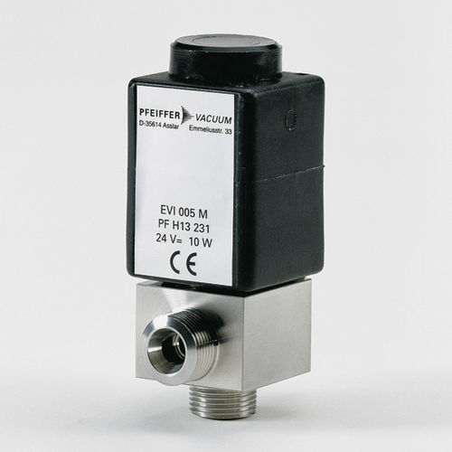 Corner solenoid valve - EVI 005 M - Pfeiffer Vacuum+Fab Solutions - miniature