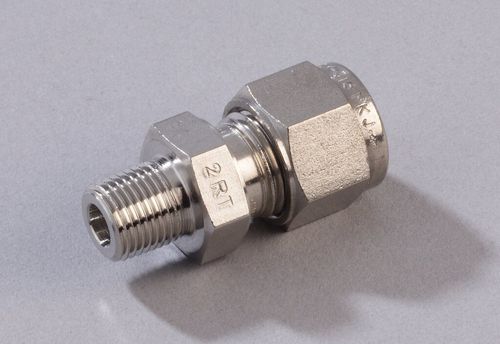 Pneumatic fitting - 09V1100 - M&C TechGroup Germany GmbH - threaded / stainless steel / male