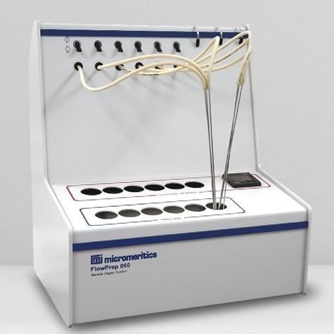 Automatic sample preparation system - Micromeritics FlowPrep - Malvern Panalytical - for the laboratory
