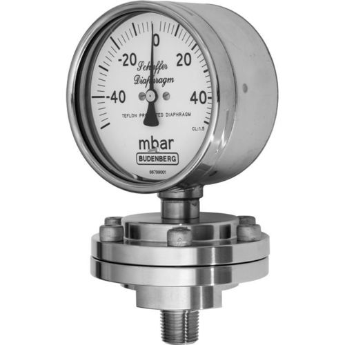 Dial pressure gauge - 91/SE - Budenberg - threaded / diaphragm / IP65