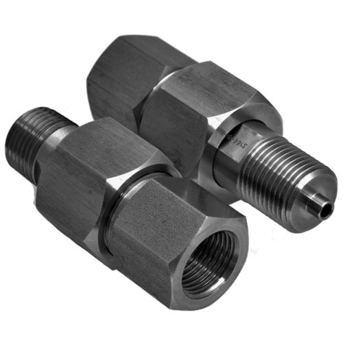 Hydraulic adapter 6GA Budenberg gauge / threaded / stainless steel