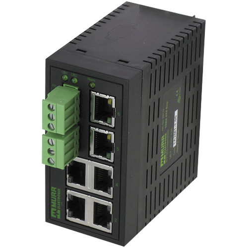 Unmanaged switch TREE 6TX series MURRELEKTRONIK 6 ports / DIN