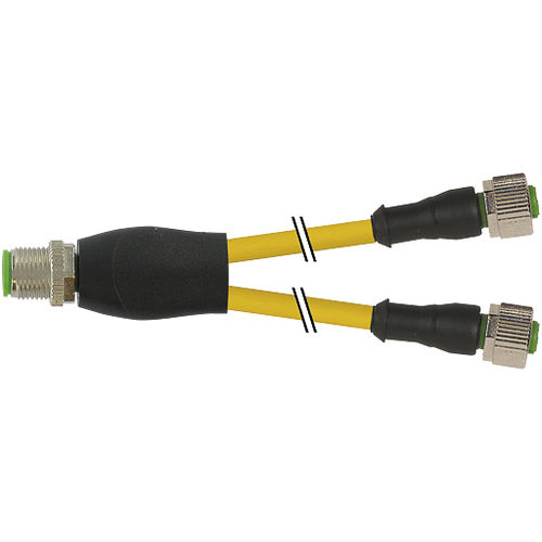 Industrial power adapter - MURRELEKTRONIK - threaded / PVC / safety