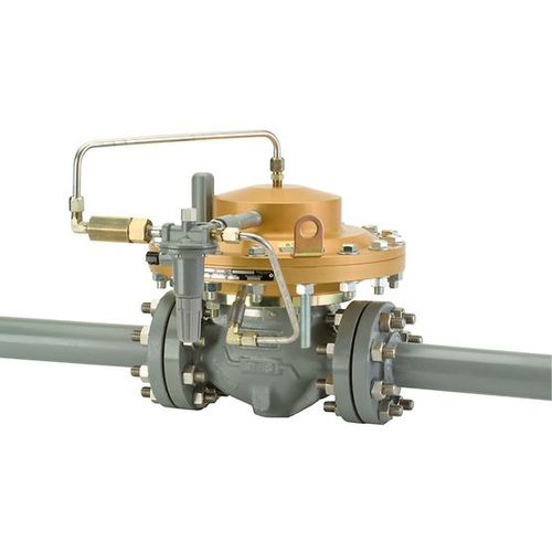 Gas pressure regulator and reducer EZL FISHER REGULATORS for natural gas / membrane