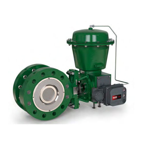 Butterfly valve - 8590 - FISHER REGULATORS - pneumatically-operated / electric / hydraulically-operated