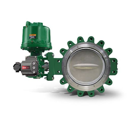 Butterfly valve - 8532 - FISHER REGULATORS - pneumatic / electric / hydraulically-operated
