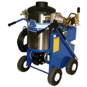 Hot water high-pressure cleaner - 2100 - ADF Systems, Ltd. - electric / mobile / steel