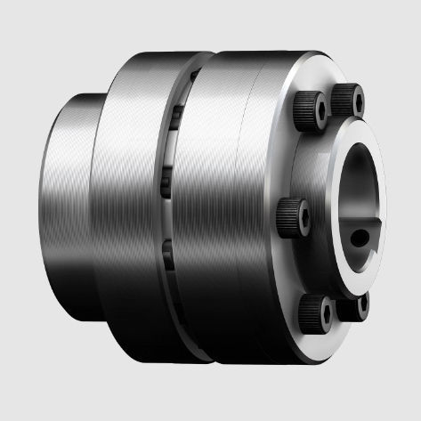 Torsionally flexible shaft coupling - POLY-NORM® series - KTR - compact / for shafts / transmission