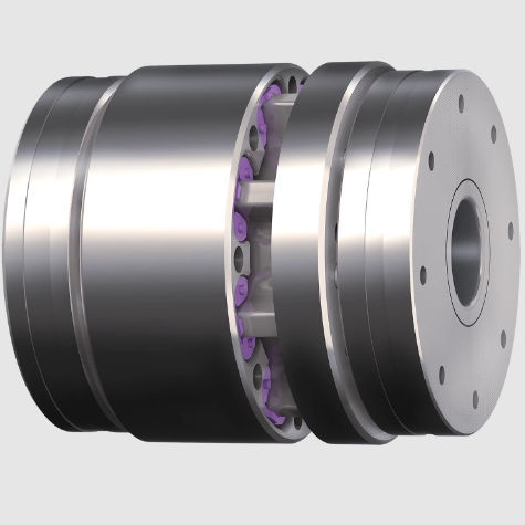 Torsionally flexible coupling - ROTEX® GS HP - KTR - compact / shaft / air