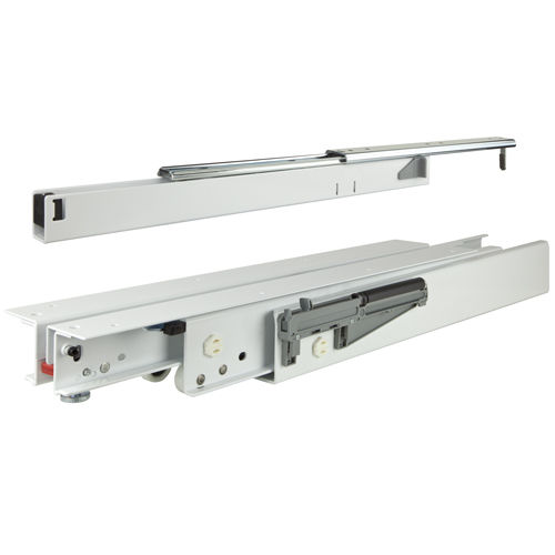 Full-extension slide - FR 777.ECD - Fulterer - roller / drawer / steel