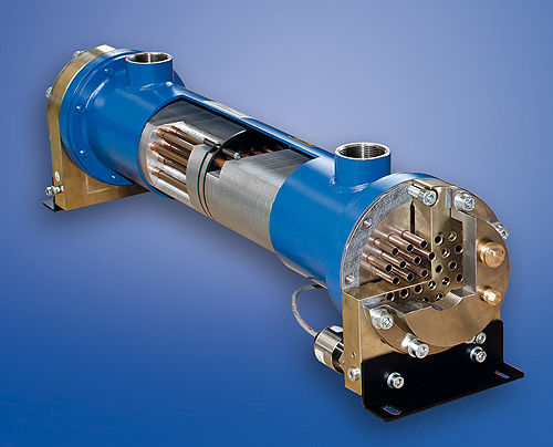 Shell and tube heat exchanger - SCM-FS - Universal Hydraulik GmbH - liquid/liquid / ATEX