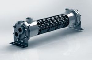Shell and tube heat exchanger - UKM series - Universal Hydraulik GmbH - water/water / small